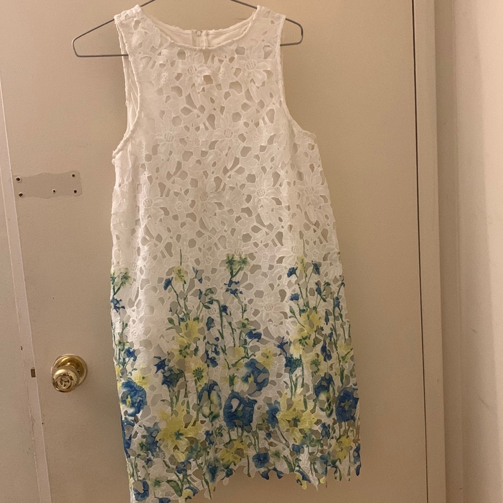 White Floral Dress